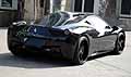 Ferrari 458 Black Carbon Edition retro vettura