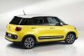 Sette le tinte disponibili per la carrozzeria del Fiat 500L Trekking: Beige Cappuccino, Nero Cinema, Grigio Moda, Bianco Gelato, Verde Toscana, Rosso Amore e l'inedito Giallo Sorrento, abbinabili al tetto nero o bianco