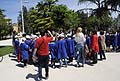 Innaugurazione del Bike Sharing in piazza garibaldi ad Acquaviva con gli studenti ed autorit� politiche