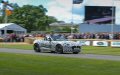 Grazie alla speciale concessione degli organizzatori di Goodwood, un esemplare della F-TYPE  salita in cima alla collina subito dopo i modelli C-type, D-type ed E-type.