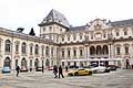 Supercar esposte esternamente al Castello del Valentino per la conferenza stampa dell Salone dellAuto di Torino 2017 a Parco Valentino