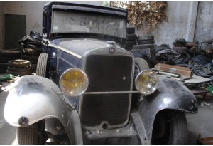 Fiat 514 L Vintage Cars scovata in un capannone