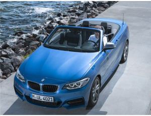 Le novità BMW al Salone di Parigi 2014, Serie 2 Cabrio in primo piano