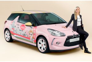 Citroen DS3 Concept Benefit Cosmetics, lauto col trucco