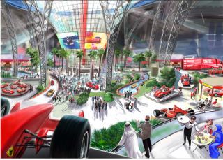 Il rombo di motori al Ferrari World Abu Dhabi