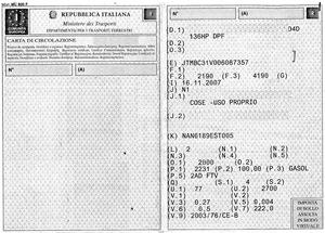 Libretto auto, arrivano le nuove regole