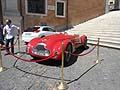 Lancia Astura 1000 miglia del 1938 fuori dalla conferenza stampa di Roma