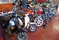 Motorini Vespa della Piaggio e moto Gilera 125 T G1 e tante altre alla Mostra Scambio di Scandiano edizione 2024