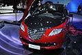 Lancia Ypsilon Black&Red bicolore Rosso Argilla con tetto Nero Vulcano al Motor Show 2011