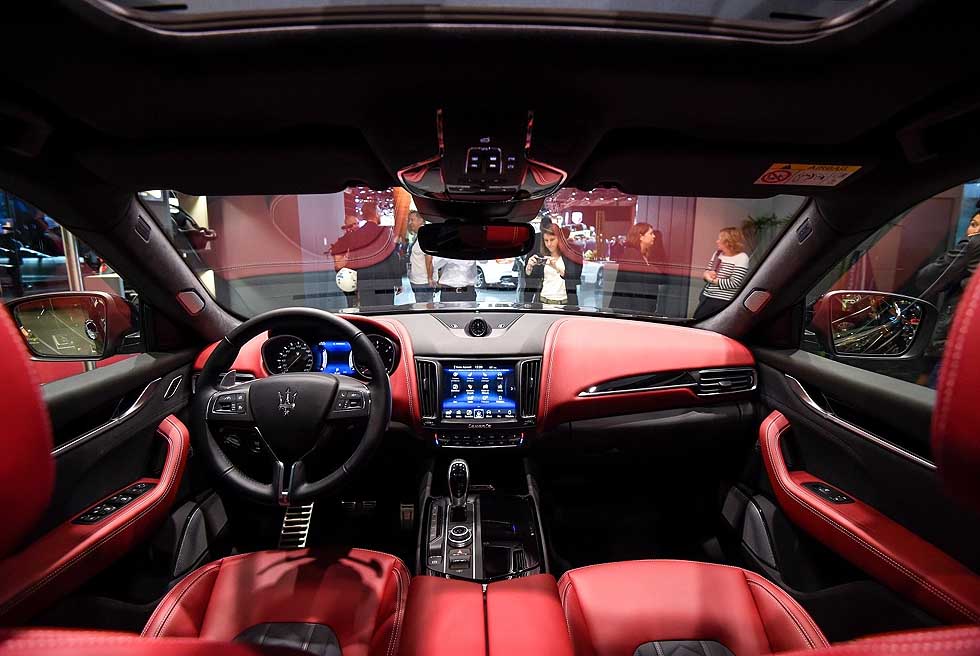 Maserati Levante interni lusso