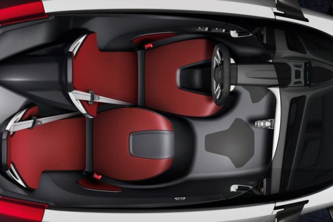 Audi - Audi Urban Concept vista interni dall'alto