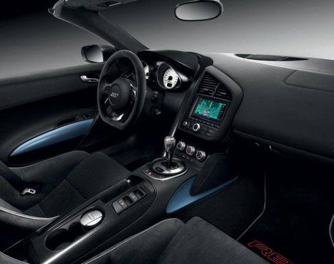 Audi - Interni della vettura Audi R8 Spyder GT
