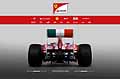 Posteriore della monoposto Ferrari F150 dove si evidenzia il tricolore
