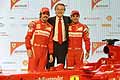 Alonso, Montezemolo e Massa