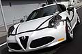 Alfa Romeo 4C sul circuito di Formula 1 del Nurburing in Germania