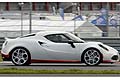 Alfa Romeo 4C in pista a Mosca