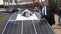 Archimede Solar Car alla guida il sindaco di Catania Enzo Bianco e il Professor Lanzafame