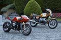 BMW Concept Ninety che festeggia i 90 anni di BMW Motorrad e la moto storica BMW R 90 S a cui si ispira a Villa dEste 2013