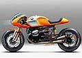 BMW Concept Ninety si intravede unimpronta del passato arriva della carenatura, dal serbatoio, dal sellino e dalla coda che indicano subito il legame di famiglia con la BMW R 90 S