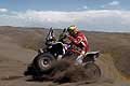 Dakar 2013 VI tappa Arica - quad alle prese con le dune sabbiose del deserto