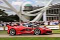 Ferrari FXX K pilota James Calado a Goodwood 2017 in UK