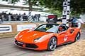 Ferrari in pista che festeggia 70 anni a Goodwood 2017