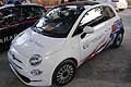 Fiat 500 dedicata al Palio di Ferrara della contrada San Giovanni