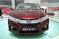 Honda city canandra anteriore al Salone di New Delhi in India