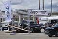 Jeep Renegade quarto ostacolo la Bilancia con vettura in discesa