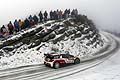 Kris Meeke and Paul Nagle tackle the icy roads of the Monte Carlo Rally