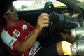 Ferando Alonso la nuova LaFerrari a Fiorano
