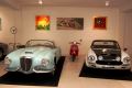 Lancia Aurelia B 24 Spyder 1955 e Fiat 124 Abarth Rally 1976 esposte al Mogam