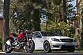Ducati Monster 1100 EVO e la nuova Mercedes Classe C 63 AMG