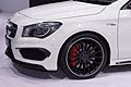 Mercedes CLA 45 AMG dettaglio ruota al NYAS di New York 2013