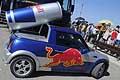 Show Car Mini Cooper con lattina Red Bull a Polignano, 7^ tappa del 2015