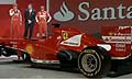 Monoposto Ferrari F138 e piloto di Formual 1