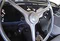 Peugeot 202 auto depoca del 1939 dettaglio volante scoperta in un capannone da Automania