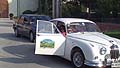 Jaguar MkII del 1962 al Rally di un Weekend di Fine Estate Corsa di cultura e di regolarit