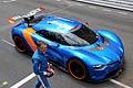 Renault Alpine A110-50 concept il driver Carlos Tavares, Chief Operating Officer di Renault nel GP di Monaco 2012 di Formula 1