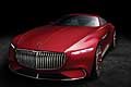 Vision Mercedes-Maybach 6 calandra con ampia griglia e fari a led sottili