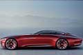 Vision Mercedes-Maybach 6 vista latera supercar elettrica