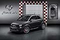 La personalizzazione Abarth 695 Black Diamond strizza locchio al pubblico femminile. 