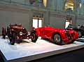 Alfa Romeo 8C 2300 Monza del 1931 e la  Alfa Romeo 8C 2900 B Spider Corsa Mille Miglia carrozzata da Touring collezione esclusiva di Ralph Lauren esposta allArte dellAutomobile di Parigi