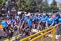 atmosfere dei ciclisti di Banca Mediolanum al Giro d´Italia 2022 a Reggio Emilia 11^ tappa