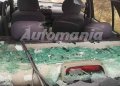 Auto: distrutto il parabrezza posteriore dalla grandine nei pressi del Centro Commerciale di Casammassima ex Auchan in provincia di Bari
