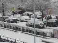 Auto innevate a Roma disagi per la circolazione