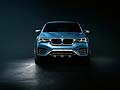 Le qualit di un modello BMW X si fondono insieme ai valori tipici di una Coup tipica del marchio BMW nella silhouette muscolosa della concept BMW X4. 