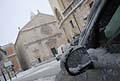 Catedrale di Acquaviva delle Fonti (Bari) con neve
