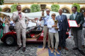 l’Alfa Romeo 33/2 Stradale del 1968, equipaggiata con il motore V8, 1.995 cc ha vinto l´ambita Coppa d´Oro