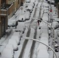 Forti disagio per la neve nella capitale Romana